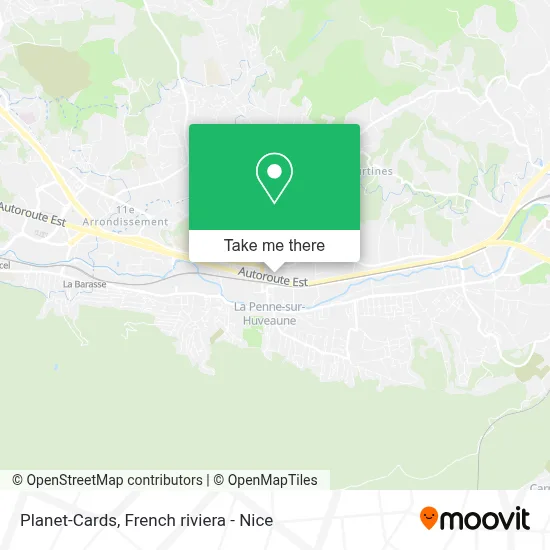 Planet-Cards map