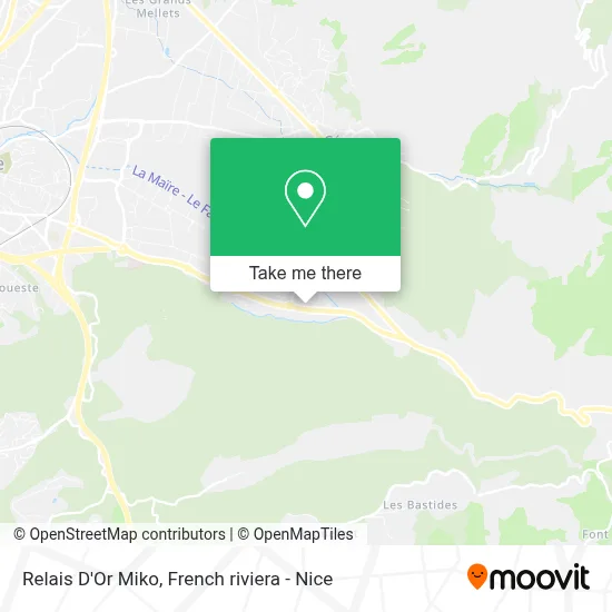 Relais D'Or Miko map