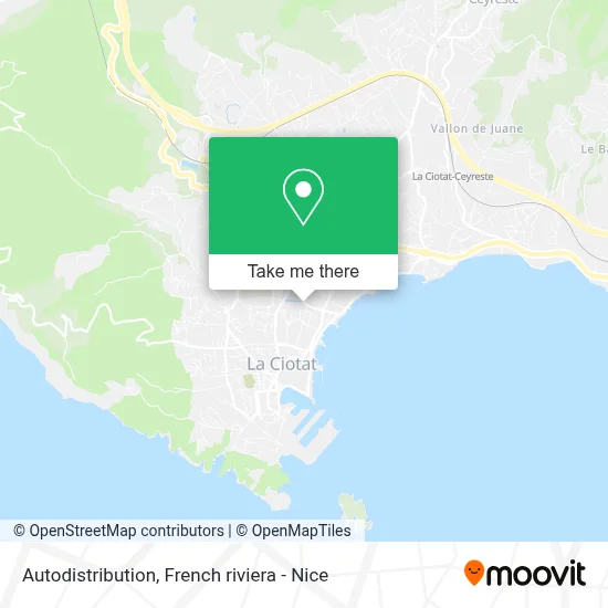 Autodistribution map