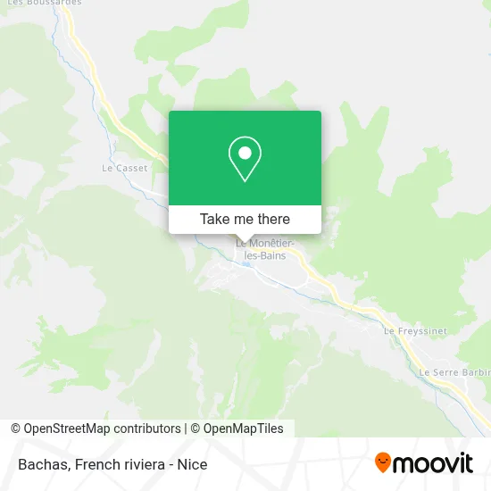 Bachas map
