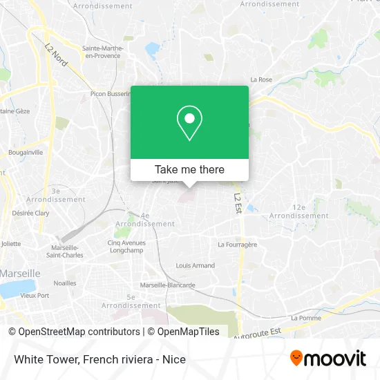 Tour Blanche map