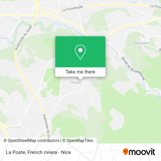 La Poste map
