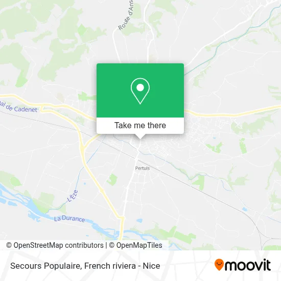 Secours Populaire map