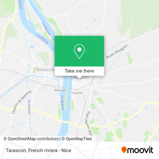 Tarascon map