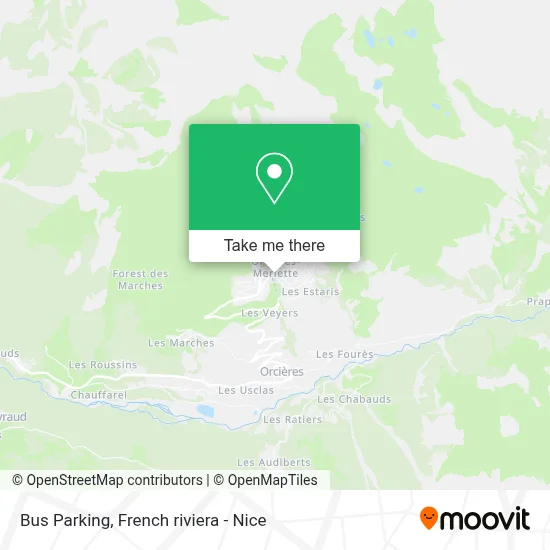 Parking Bus map