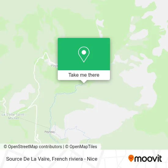 Source De La Vaïre map