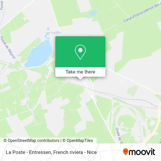 La Poste - Entressen map