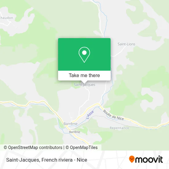 Saint-Jacques map