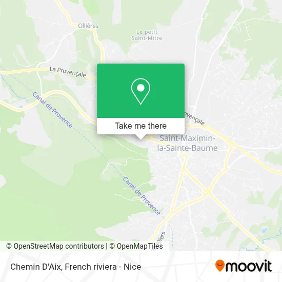 Chemin D'Aix map