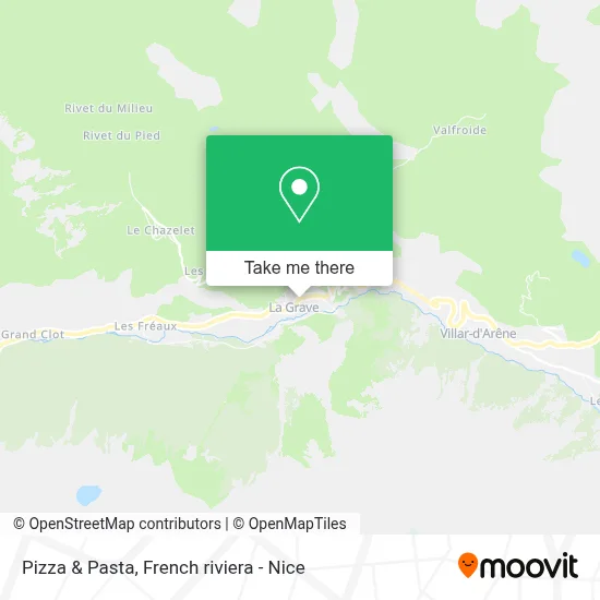 Pizza & Pasta map