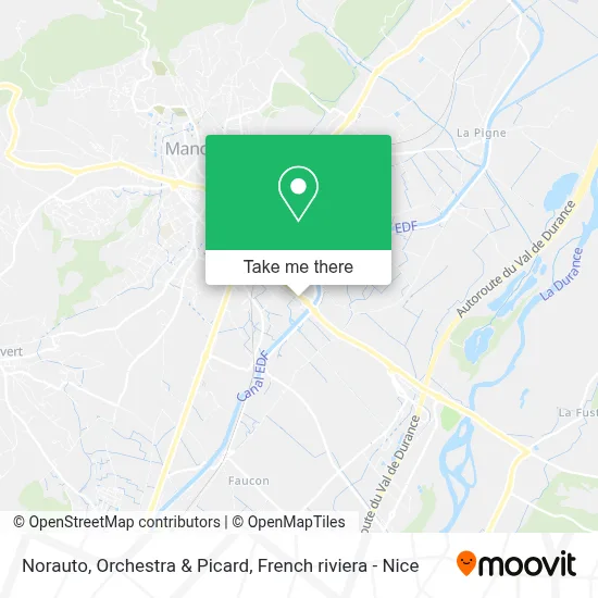 Norauto, Orchestra & Picard map