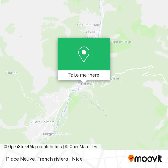 Mapa Place Neuve
