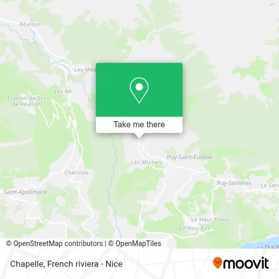Chapelle map