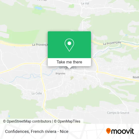 Confidences map