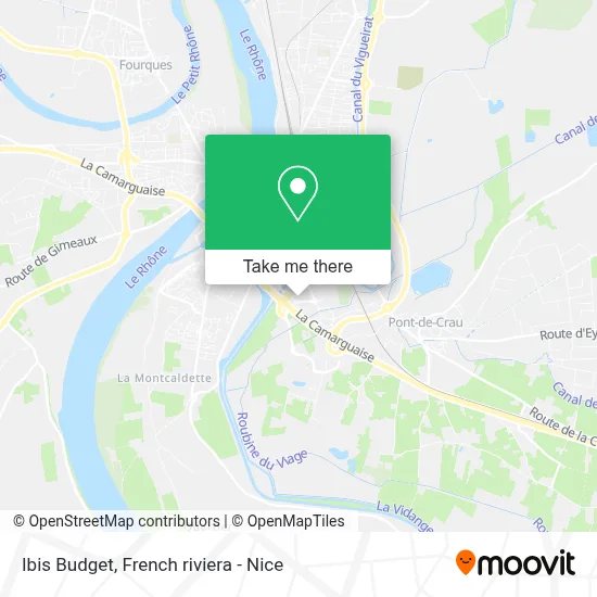 Ibis Budget map