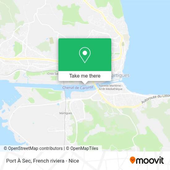 Port À Sec map