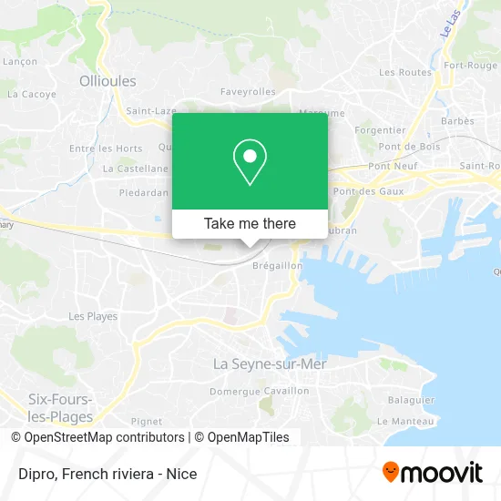 Dipro map