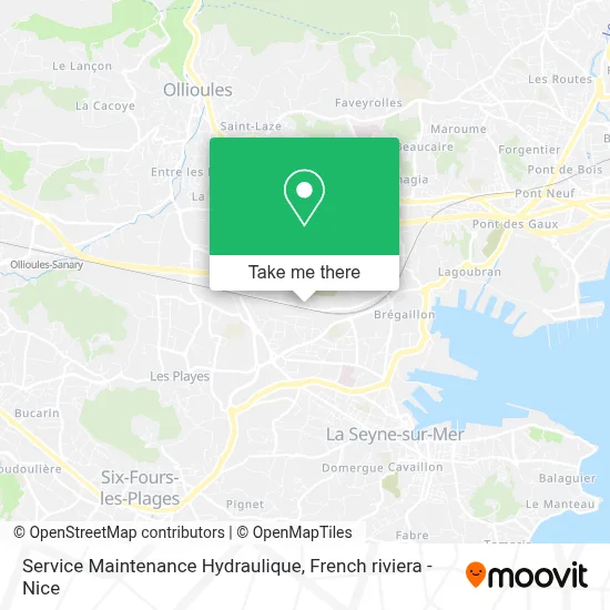 Service Maintenance Hydraulique map