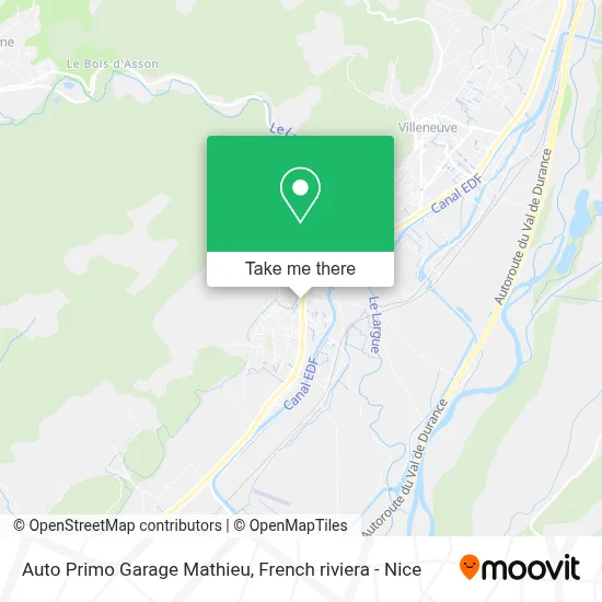 Auto Primo Garage Mathieu map