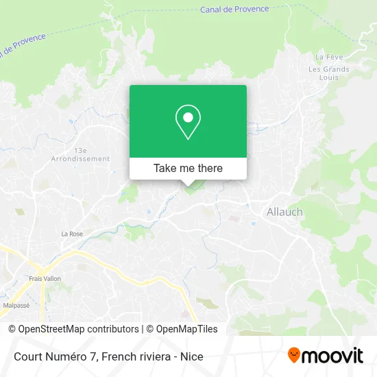 Court Numéro 7 map