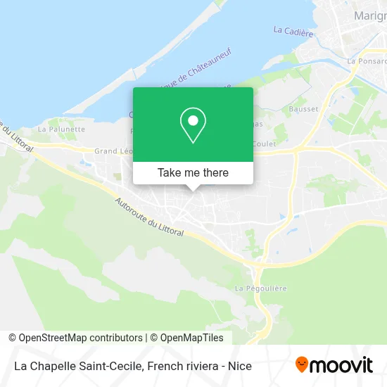 La Chapelle Saint-Cecile map