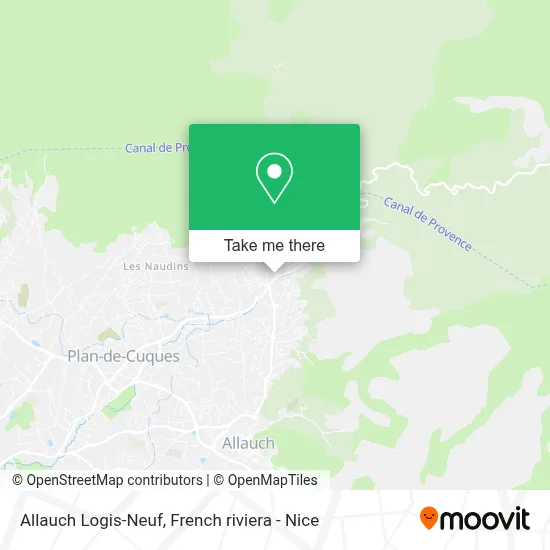 Allauch Logis-Neuf map