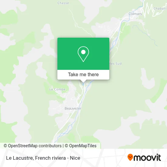 Le Lacustre map