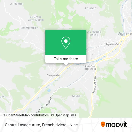 Centre Lavage Auto map