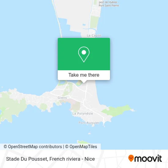 Stade Du Pousset map