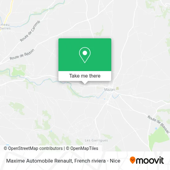 Maxime Automobile Renault map