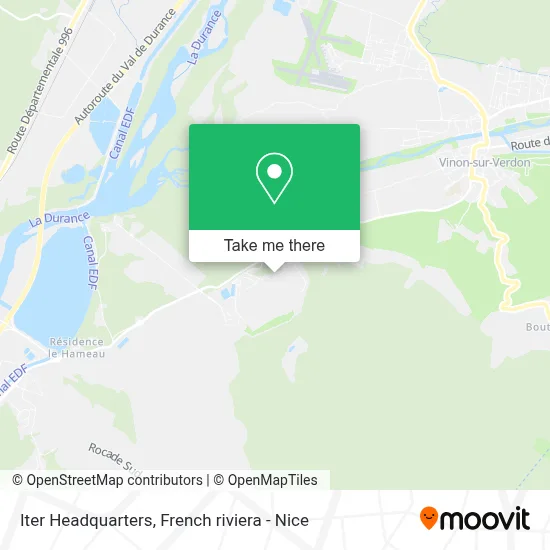 Iter Headquarters map