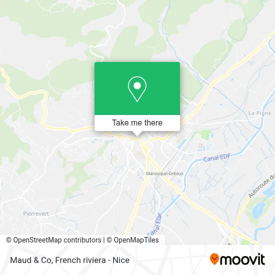 Maud & Co map
