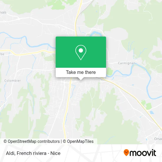Aldi map