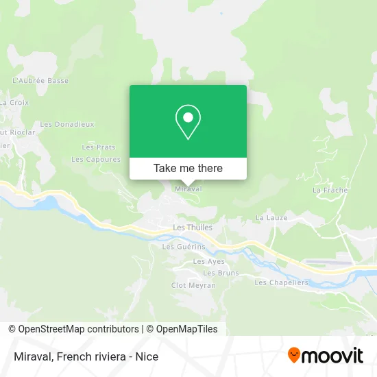 Miraval map