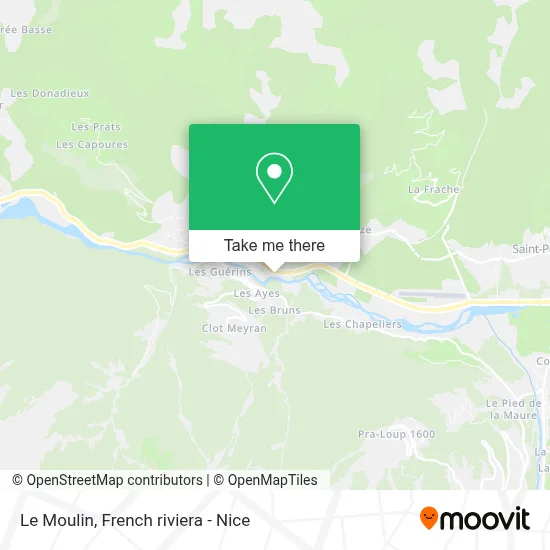 Le Moulin map