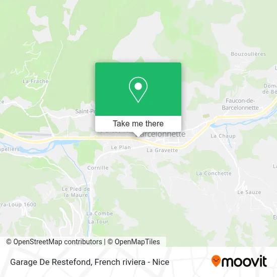 Garage De Restefond map