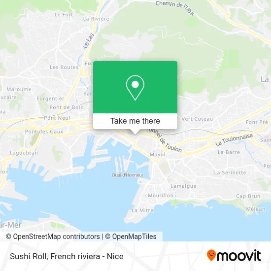 Sushi Roll map