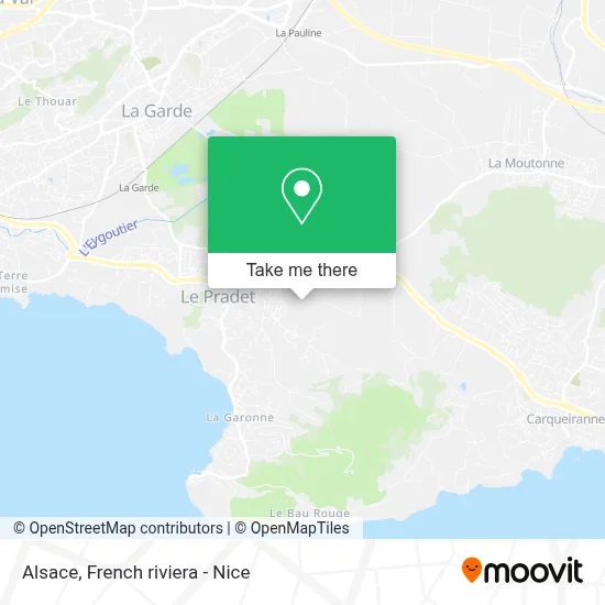 Alsace map