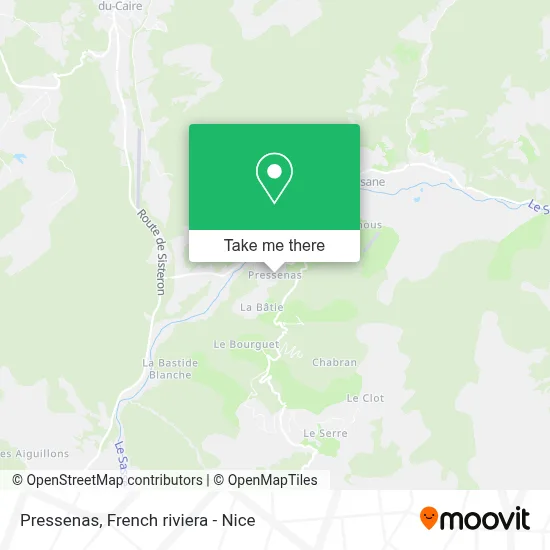 Pressenas map