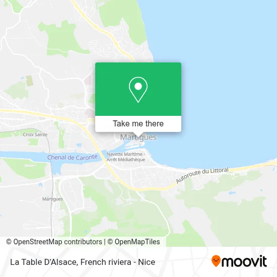 La Table D'Alsace map