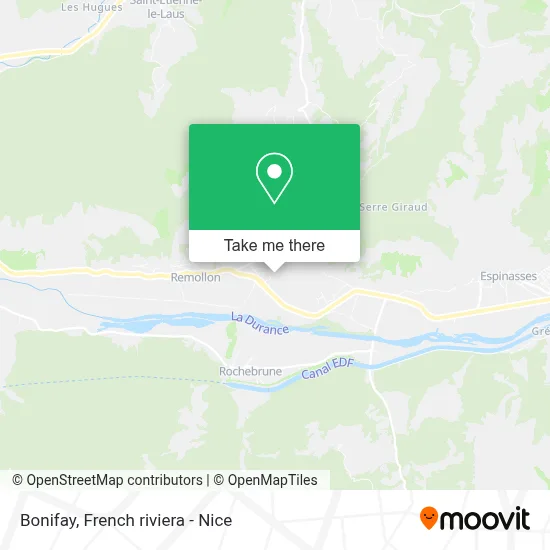 Bonifay map