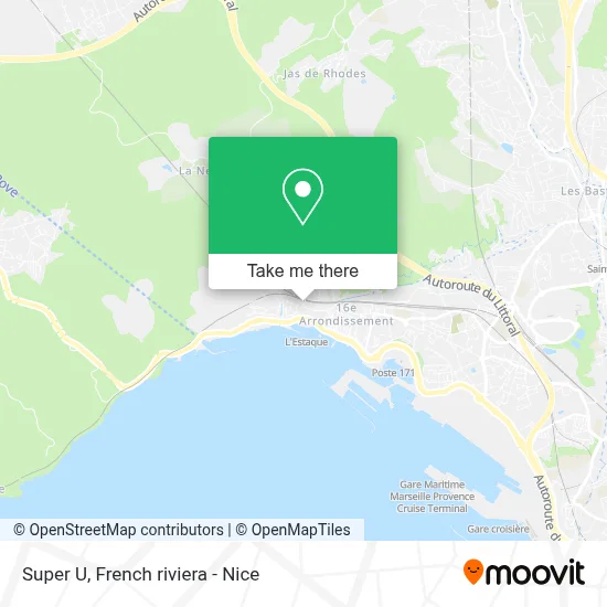 Super U map