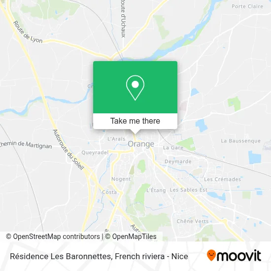 Résidence Les Baronnettes map