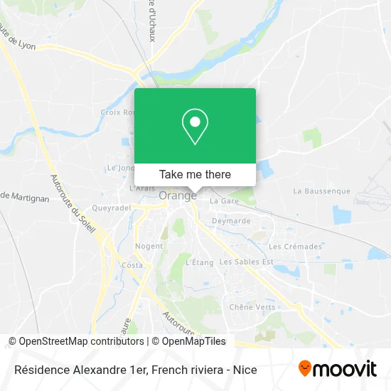 Résidence Alexandre 1er map