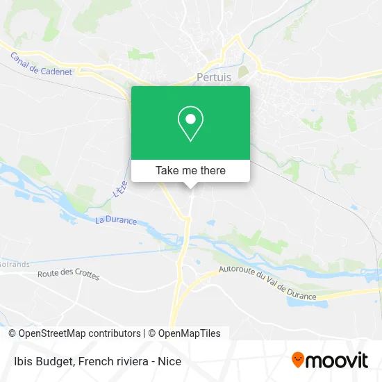 Ibis Budget map
