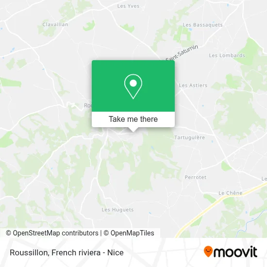 Mapa Roussillon