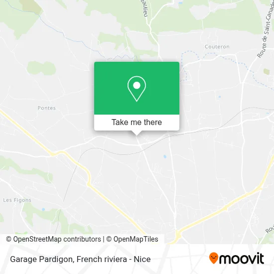 Garage Pardigon map