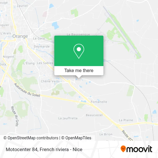 Motocenter 84 map
