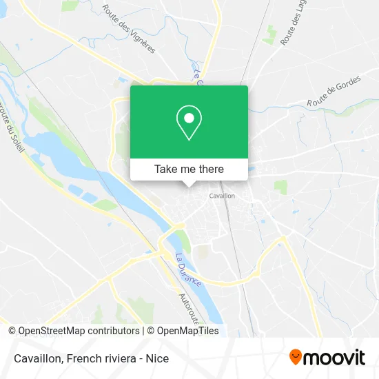 Cavaillon map