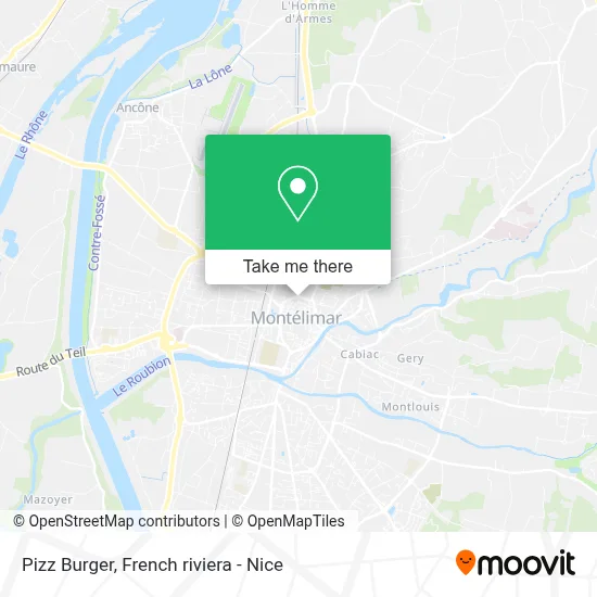 Pizz Burger map